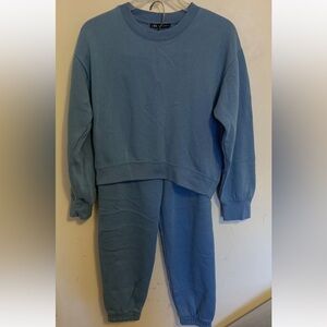 Zara Blue Sweatpants Set